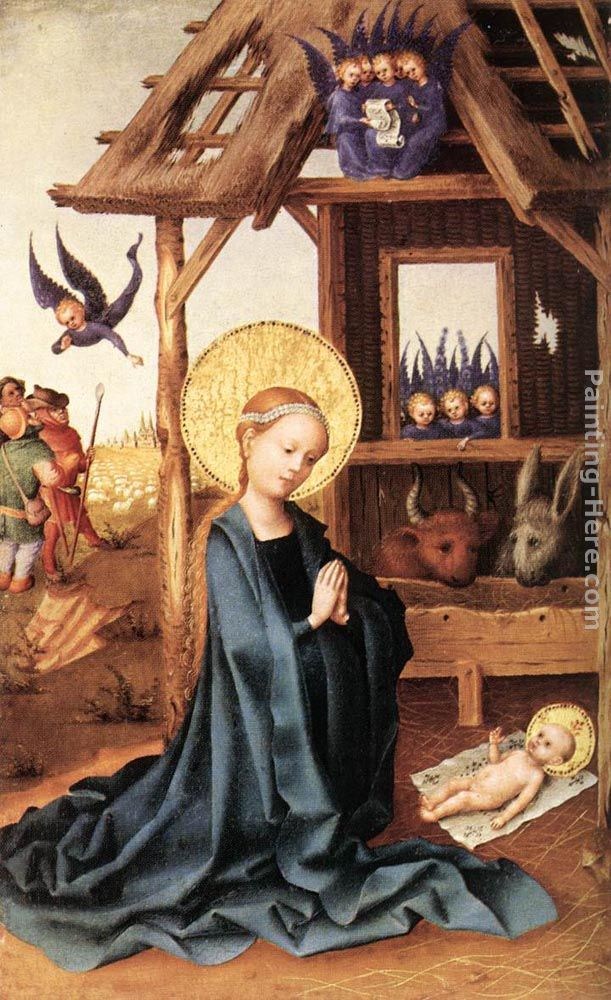 Stefan Lochner Adoration of the Child Jesus